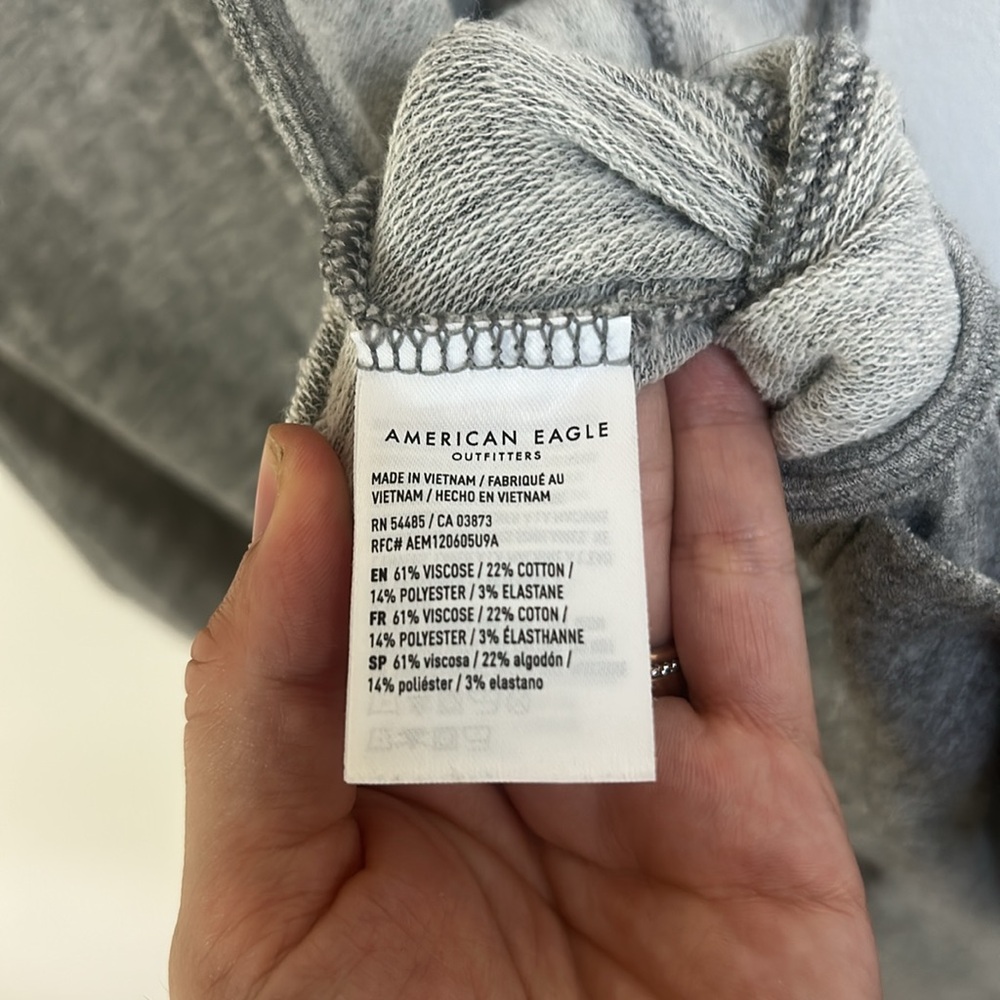 American Eagle Soft Grey Jumpsuit - Picture 4 of 5
